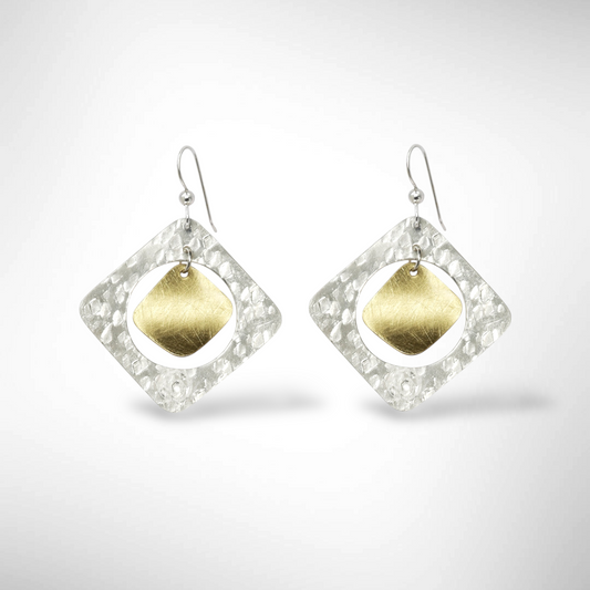 GRAIN Two Piece Dangle Earrings