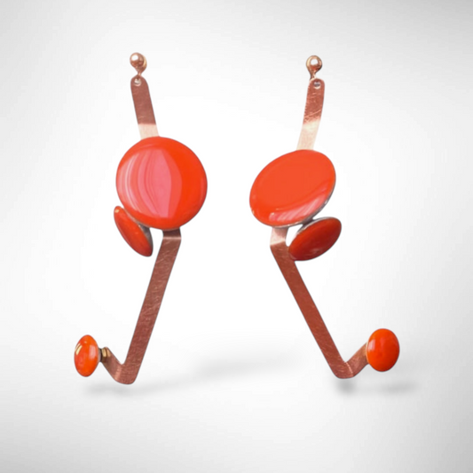 SPROUT 1 Contemporary Long Earrings from the HARVEST Collection