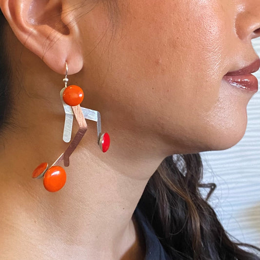 HARVEST | RIPE 1 Asymmetrical Earrings from the HARVEST Collection
