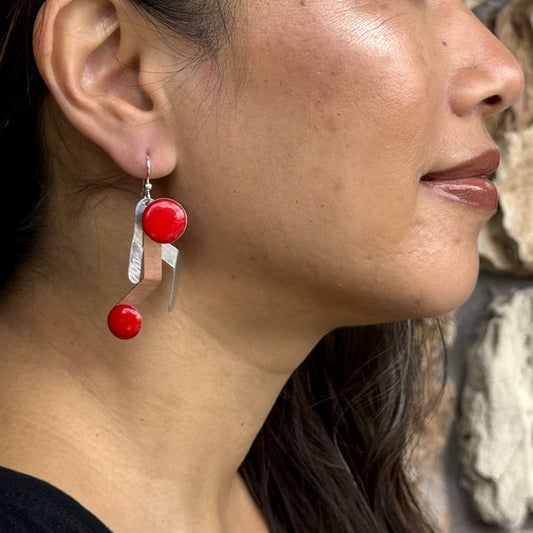 HARVEST | RIPE 2 Asymmetrical Earrings from the HARVEST Collection