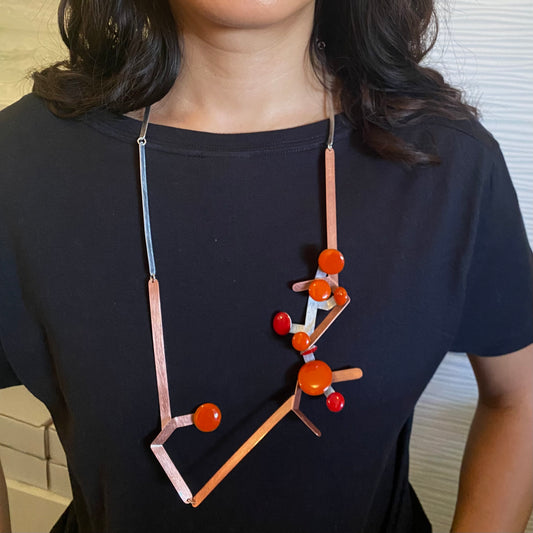 HARVEST | SPROUT 1 Modern Long Necklace from the HARVEST Collection
