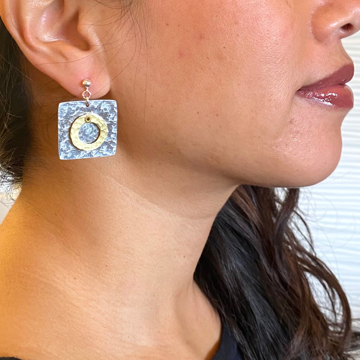 DANCE Classic Square Post Dangle Earring