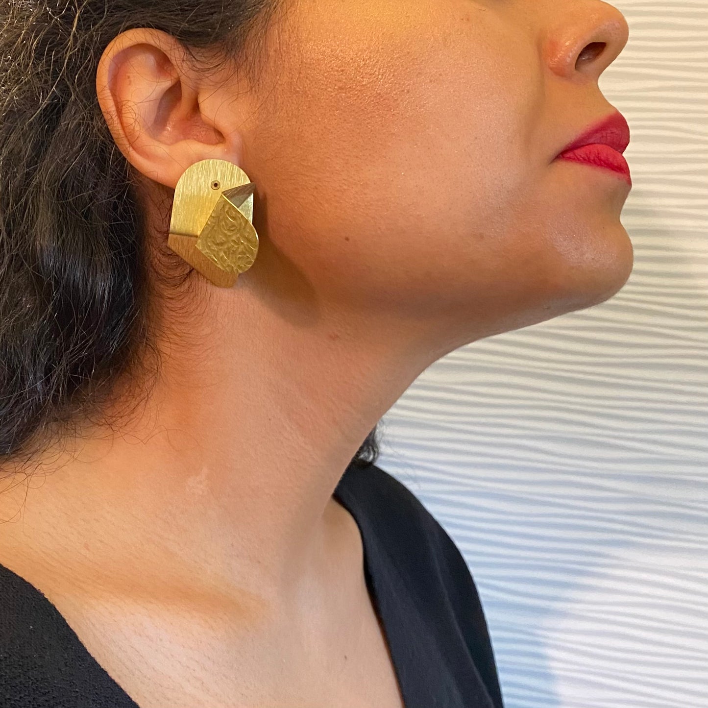 REFLECT 2 Expressive Two Piece Wide Post Earrings