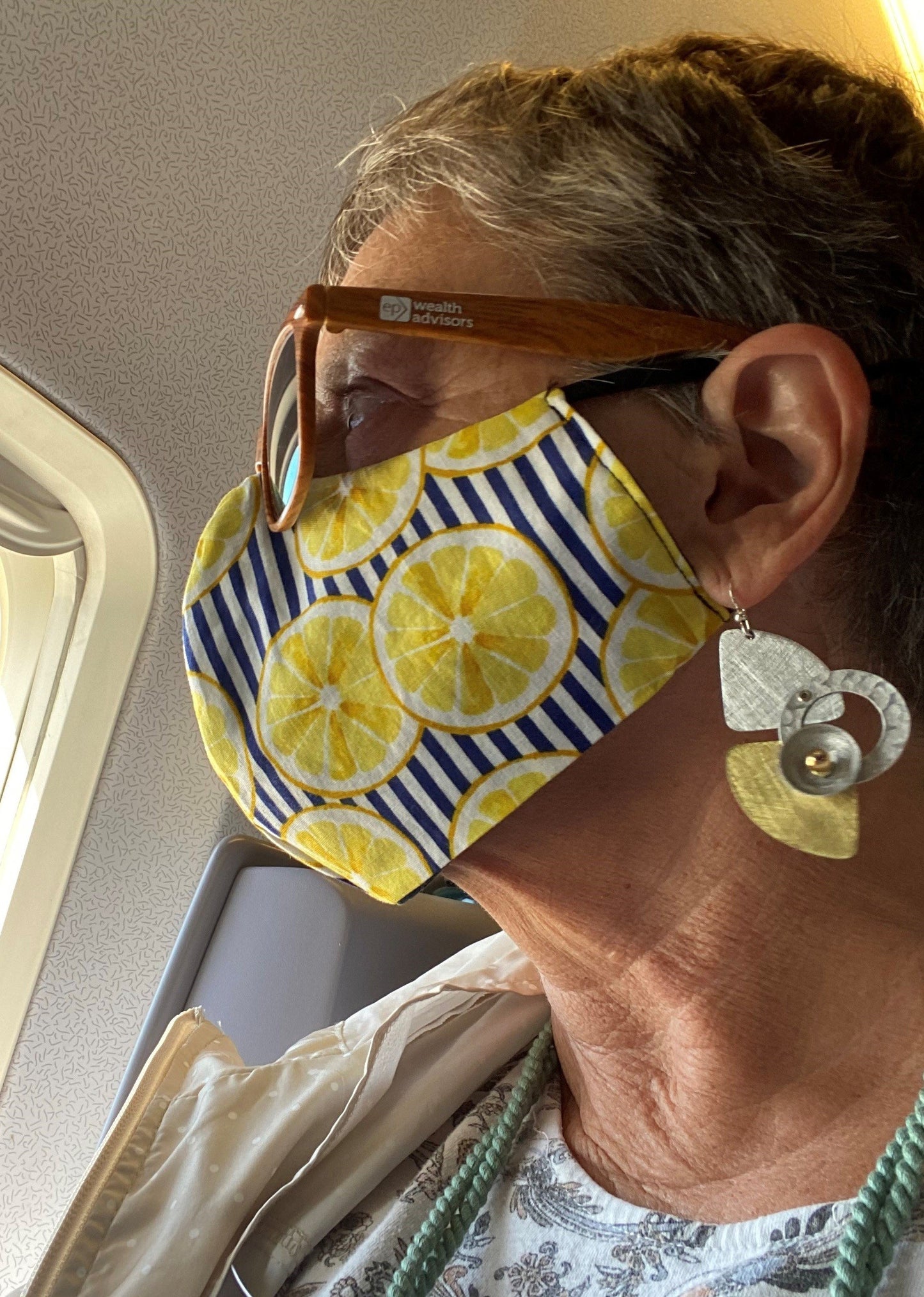 DRIFT Avant Gard Mixed Metal Statement Earrings with Accent Bead Options