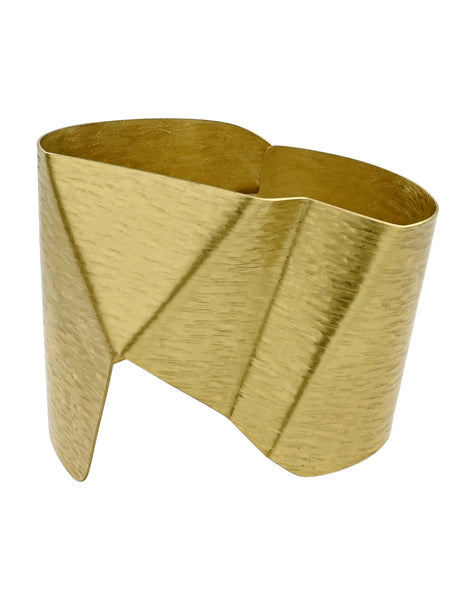 WONDER 1 Bold Gold-Tone Mid-Arm Cuff from the FIGURE Collection
