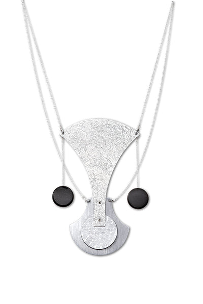 SUPER MOON Lunar Necklace w/Onyx