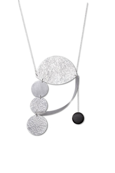 BLUE MOON  Lightweight Balanced Necklace with Onyx from the Lunar Collection