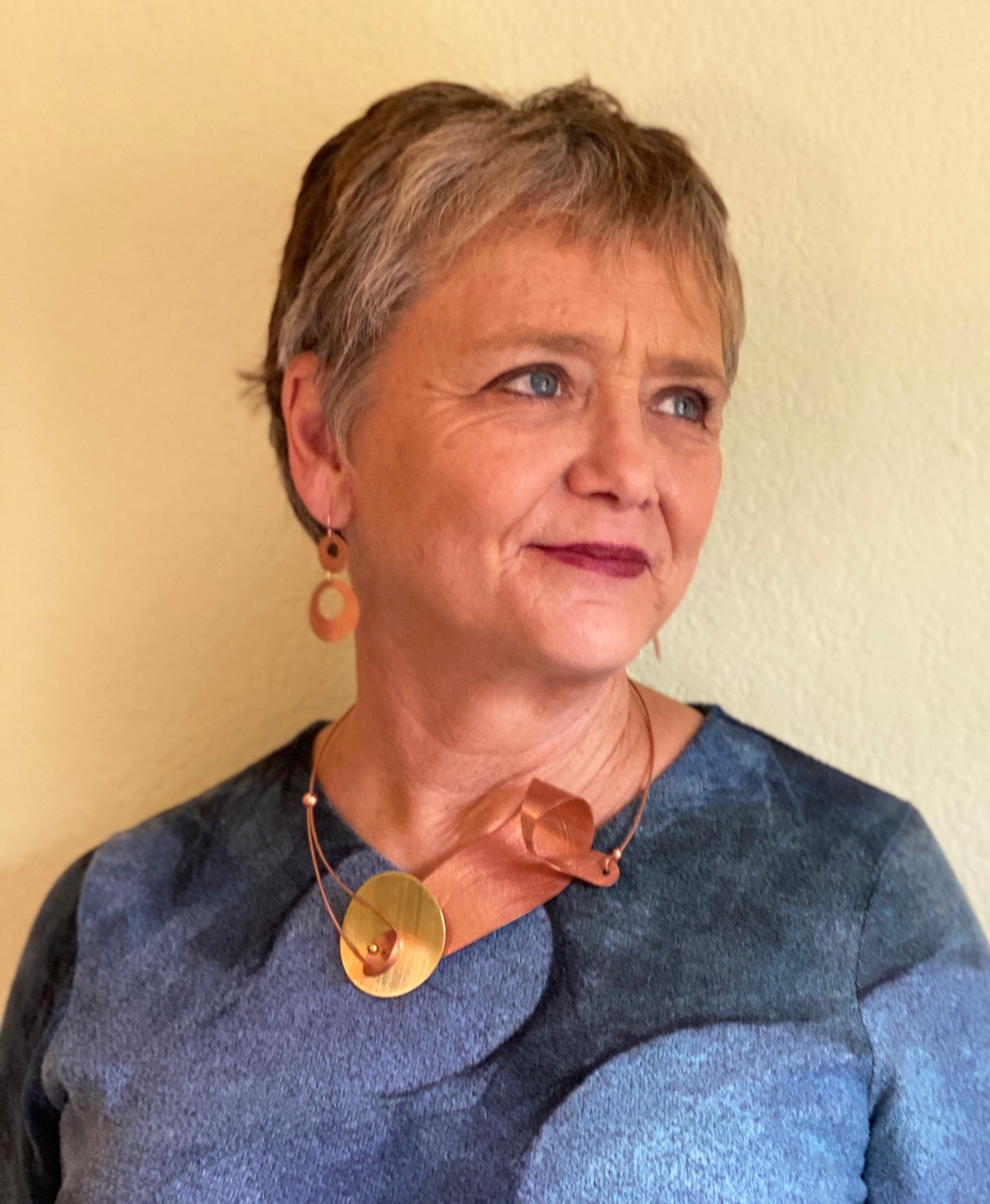 Solar - Double Circle lightweight earrings