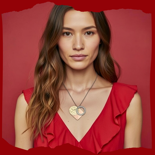 SECRET MESSAGE Hidden Heart necklace