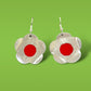 POPPY 2 Small Flower Earrings