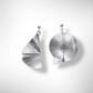 DECIBEL 1 Super Lightweight Aluminum Conical Earrings from the SOUND Collection