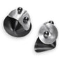 VOLUME 1 Upcycled Vinyl Record Earrings, Aluminum, Simulated Pearl, Sterling Silver Post