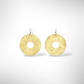 BURST Understated Disc Earrings explode with style