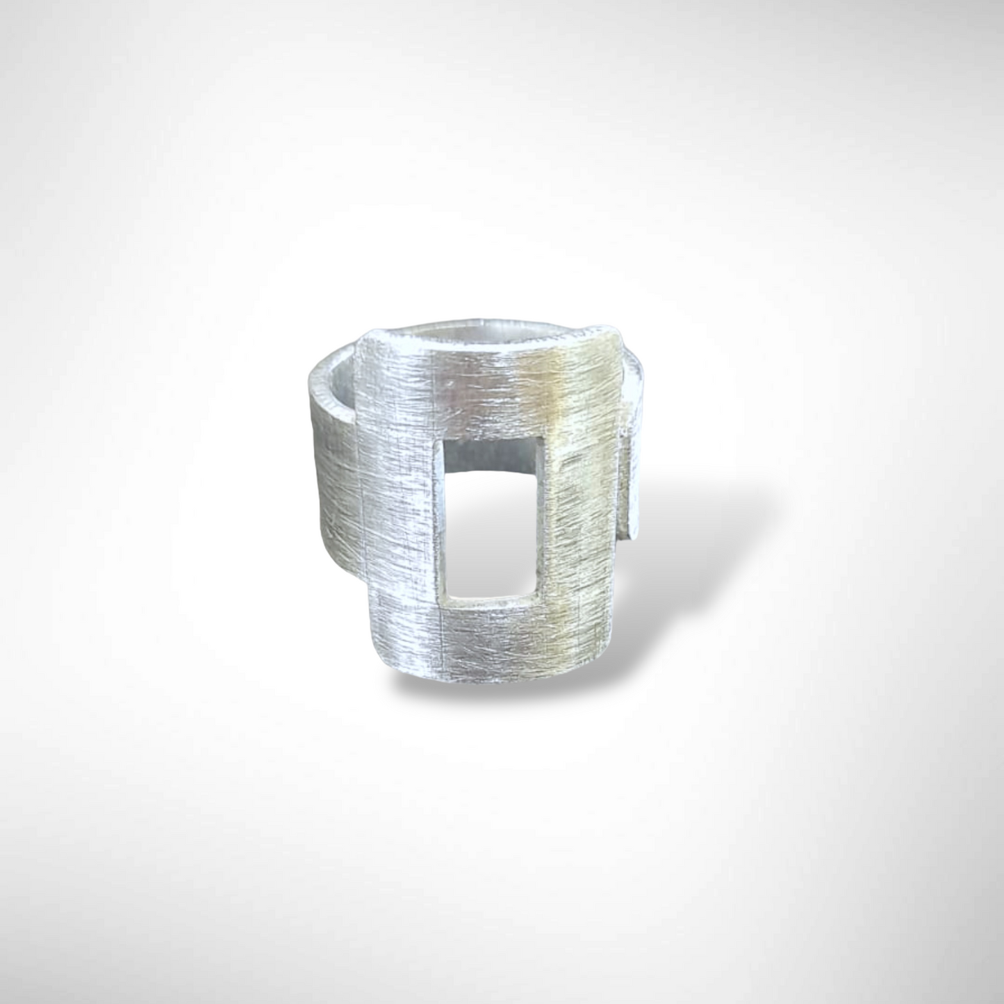 BALANCE 1 Thick Square Top Unisex adjustable ring