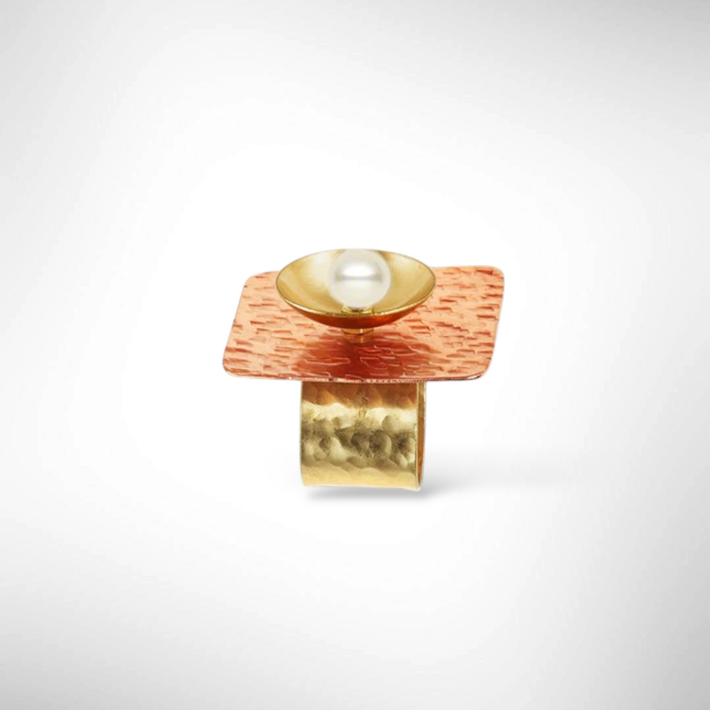 DANCE Square flat Ring-Adjustable, Accent Bead Options