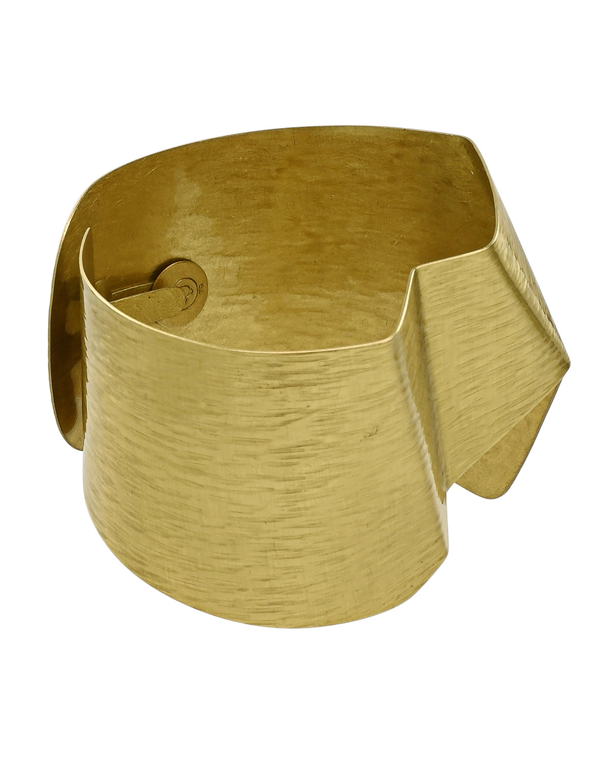 FIGURE | WONDER 1 Bold Gold-Tone Brass Mid-Arm Cuff