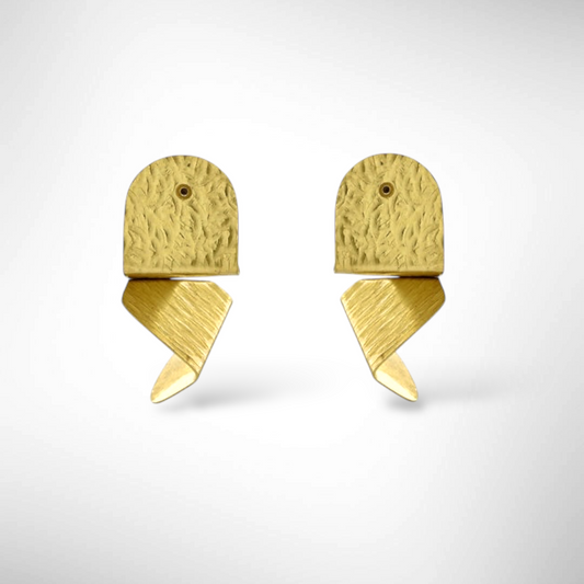REFLECT 1 Expressive Two Piece Multi-Directional Post Earrings from the FIGURE Collection