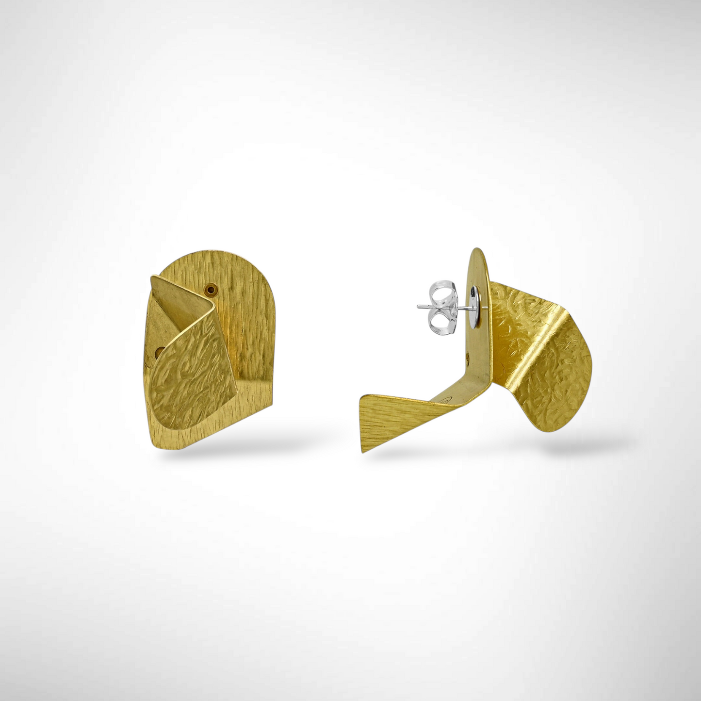 REFLECT 2 Expressive Two Piece Wide Post Earrings from the FIGURE Collection