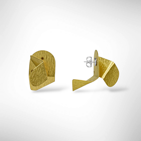 REFLECT 2 Expressive Two Piece Wide Post Earrings from the FIGURE Collection