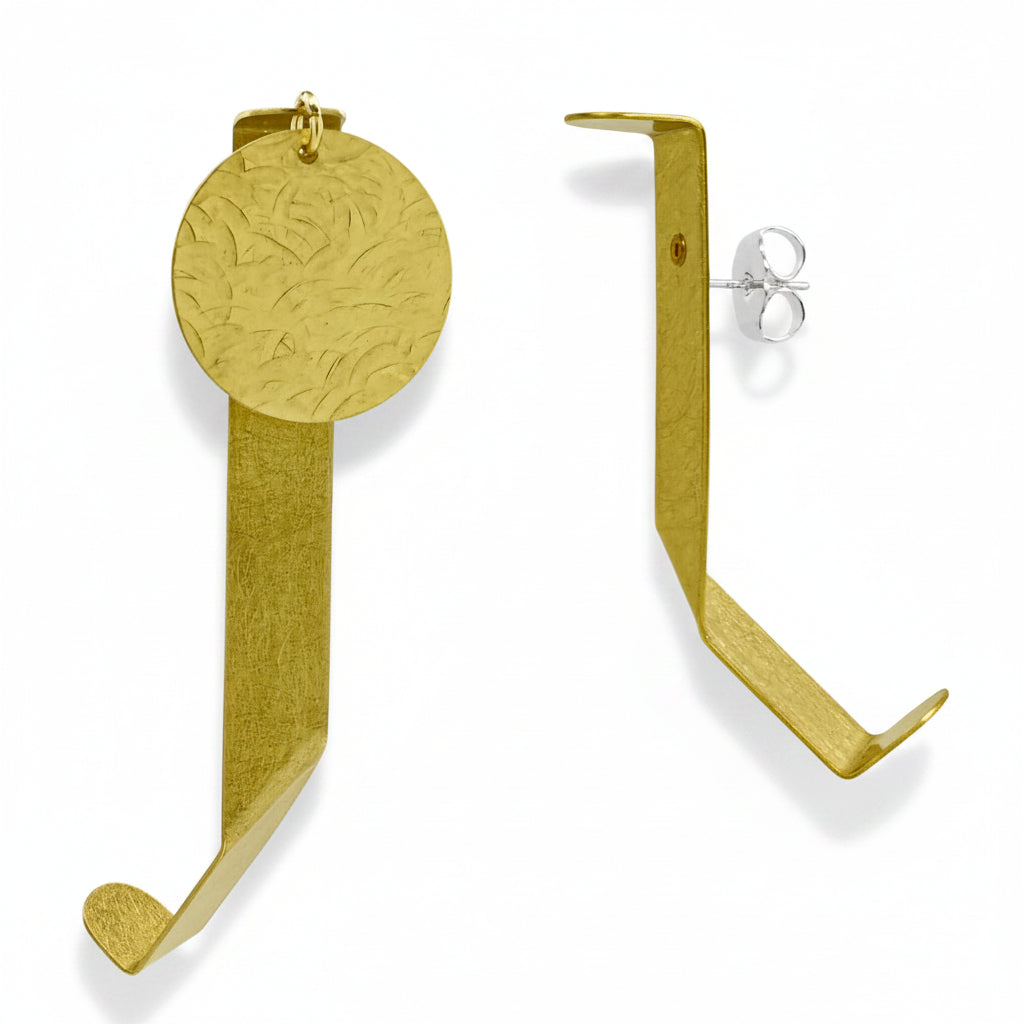 FIGURE | SHARE 2 Mix-Matched Long Post Earrings