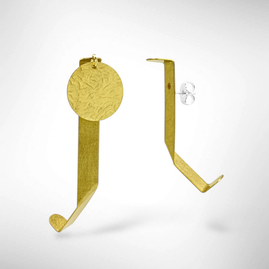 SHARE 2 Mix-Matched Long Post Earrings from the FIGURE Collection
