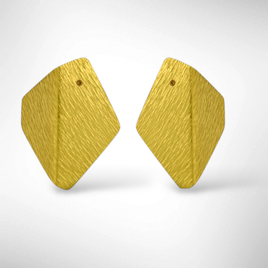 WONDER 1 Dramatic Flattering Multi-Directional Abstract Post Earrings from the FIGURE Collection