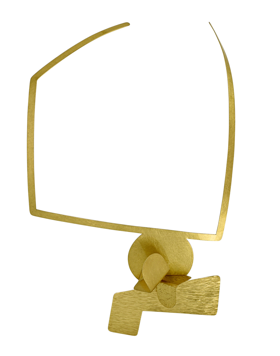 FIGURE | REFLECT 1 Abstract Interchangeable Gold-Tone Necklace