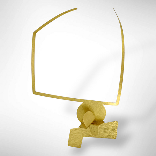 REFLECT 1 Abstract Interchangeable Gold-Tone Necklace from the FIGURE Collection
