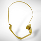 REFLECT 2 Expressive Angular Gold-Tone Necklace from the FIGURE Collection