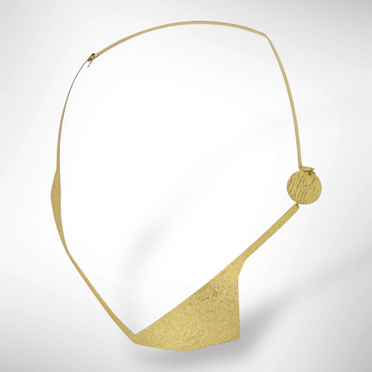SHARE 2 Flat Angular Contemporary Necklace from the FIGURE Collection