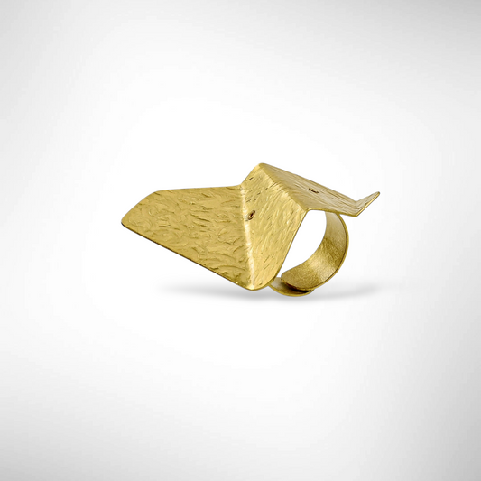 WONDER 1 Bold Cross Finger Adjustable Ring from the FIGURE Collection
