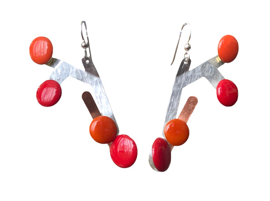 HARVEST | FLOWER 1 Colorful Dangle Earring from the HARVEST Collection