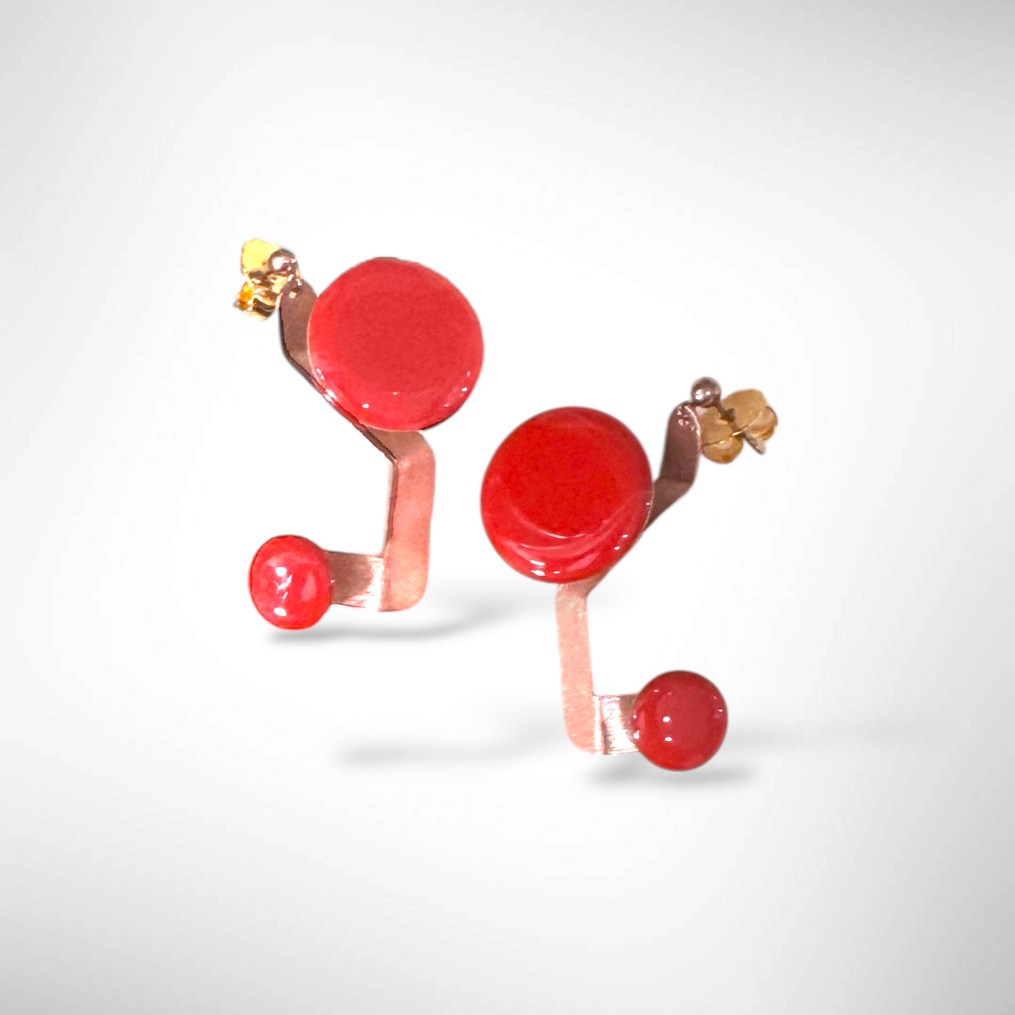 SPROUT 2 Modern Dangle Post Earrings from the HARVEST Collection