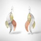 SAND - Our most popular earring! 3 piece ocean themed Modern Dangle Earring from the WATER Collection