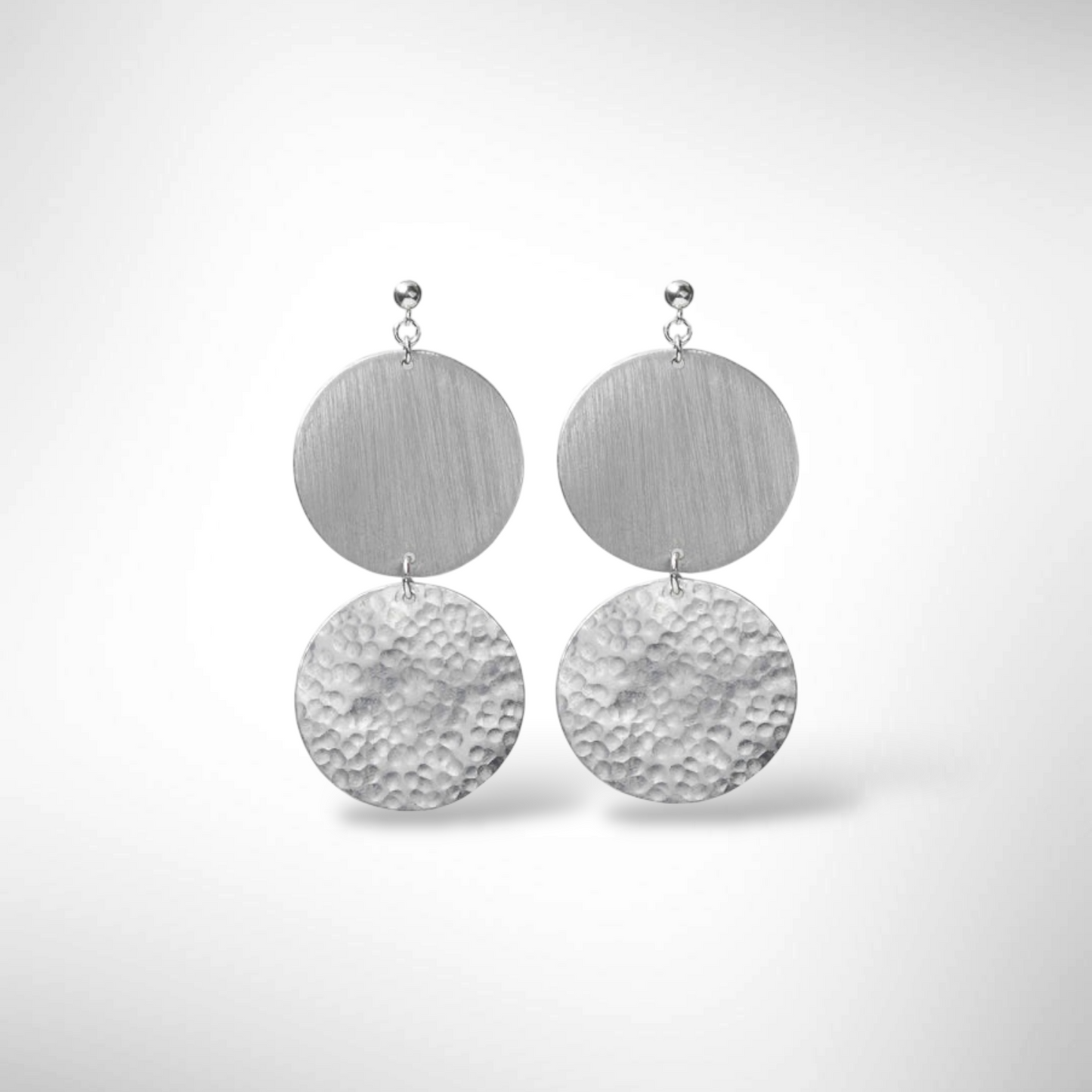PLAY MOON Dangling Circle Earrings from the Lunar collection