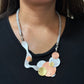 FLOAT 3 Tri Metal Tri Metal Floating BUBBLE Necklace