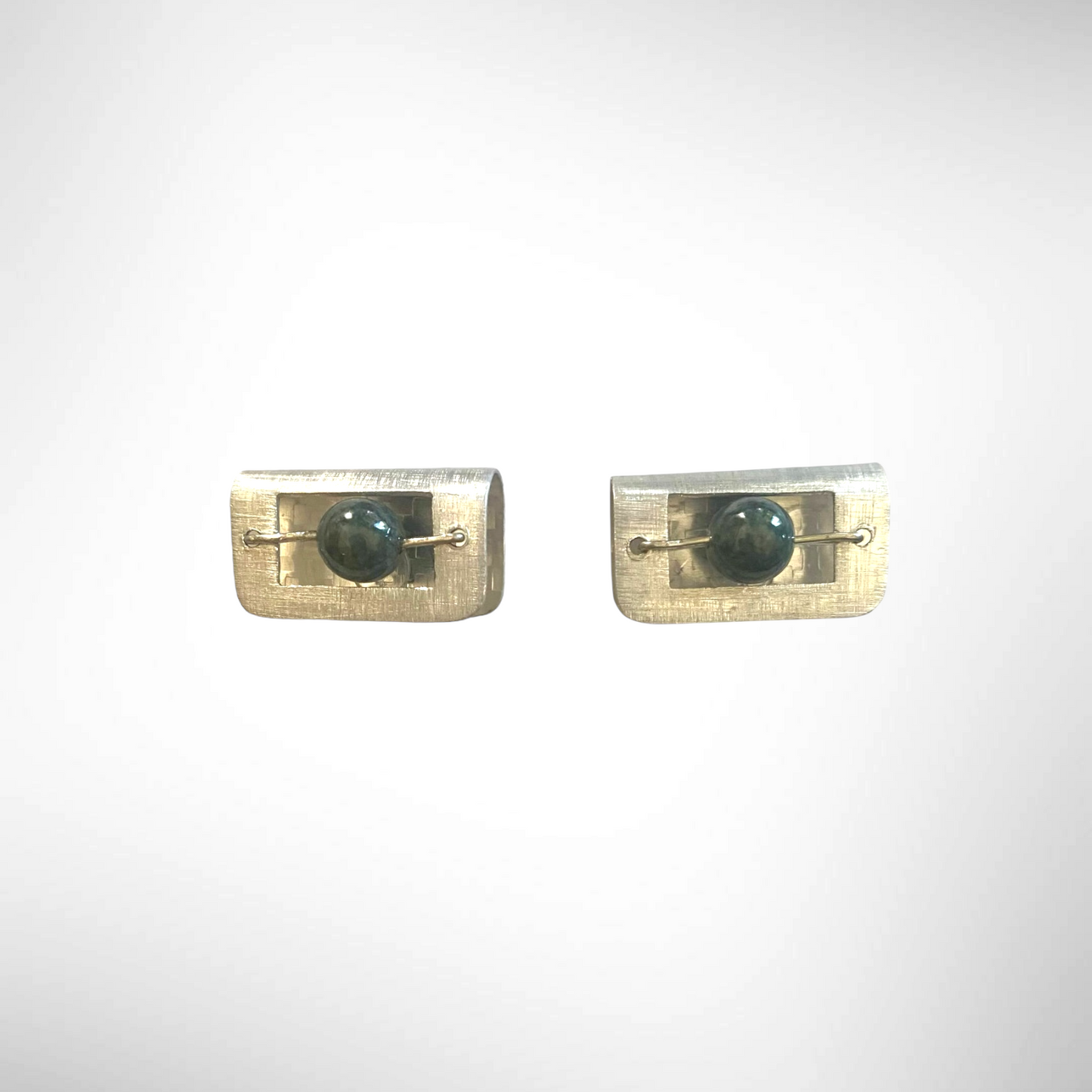 BOOK Small Horizontal Post Earrings