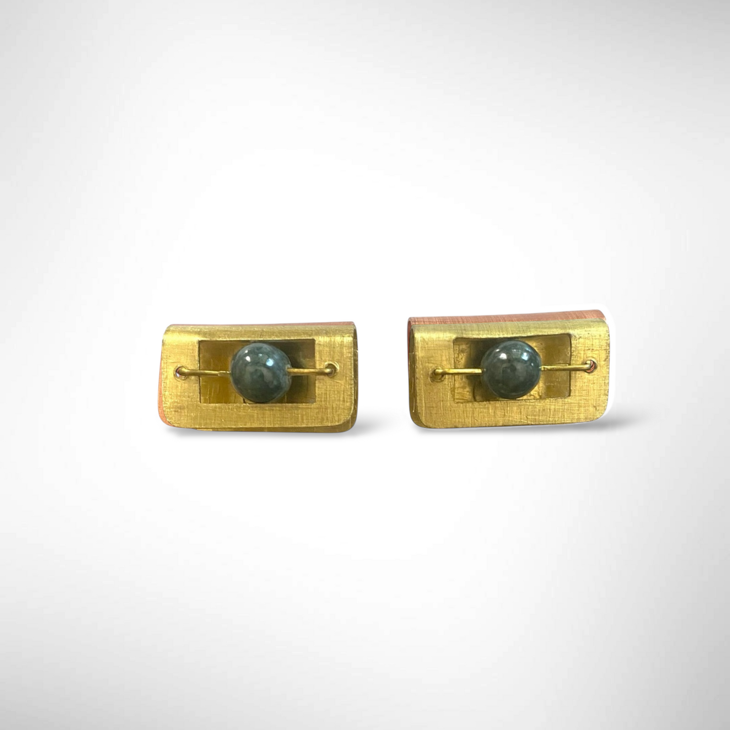 BOOK Small Horizontal Post Earrings