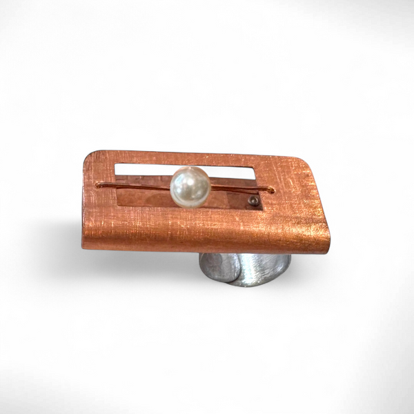 BOOK Cross Finger Statement Ring