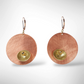 BUD Modern Round Earrings in 3 metals with 3 accent bead options from the SULPTURAL Collection.