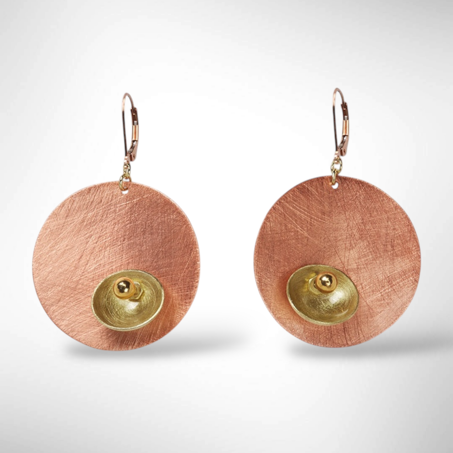 BUD Modern Round Earrings in 3 metals with 3 accent bead options from the SULPTURAL Collection.