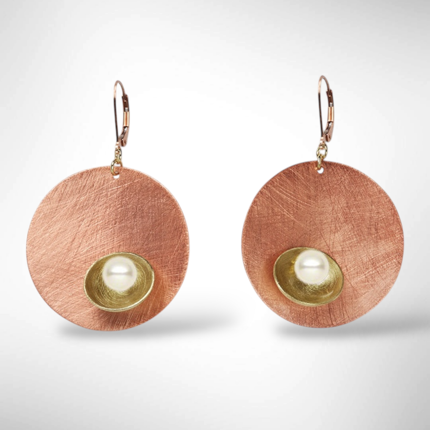 BUD Modern Round Earrings in 3 metals with 3 accent bead options from the SULPTURAL Collection.