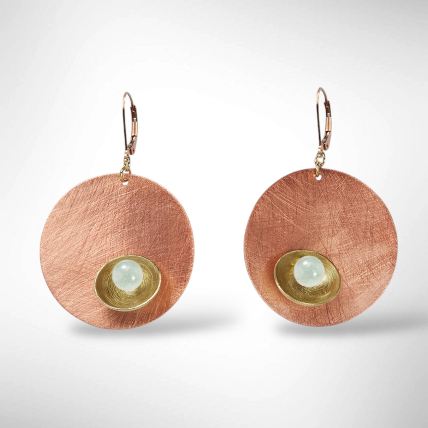 BUD Modern Round Earrings in 3 metals with 3 accent bead options from the SULPTURAL Collection.