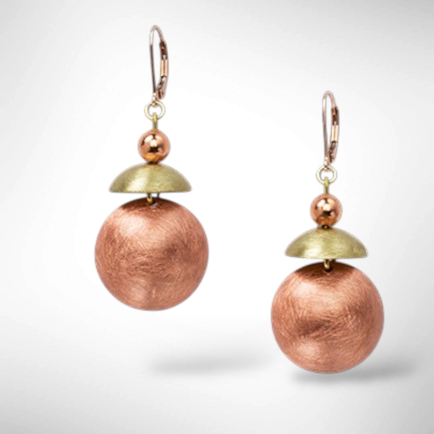 POND Playful Go-To Mixed Metal Dangle Earrings with Metal and Accent Bead Options from the SCULPTURAL Collection