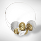 GEOMETRIC STUDIES | SKY Showpiece Mixed Metal Structrual Necklace with Front Closure
