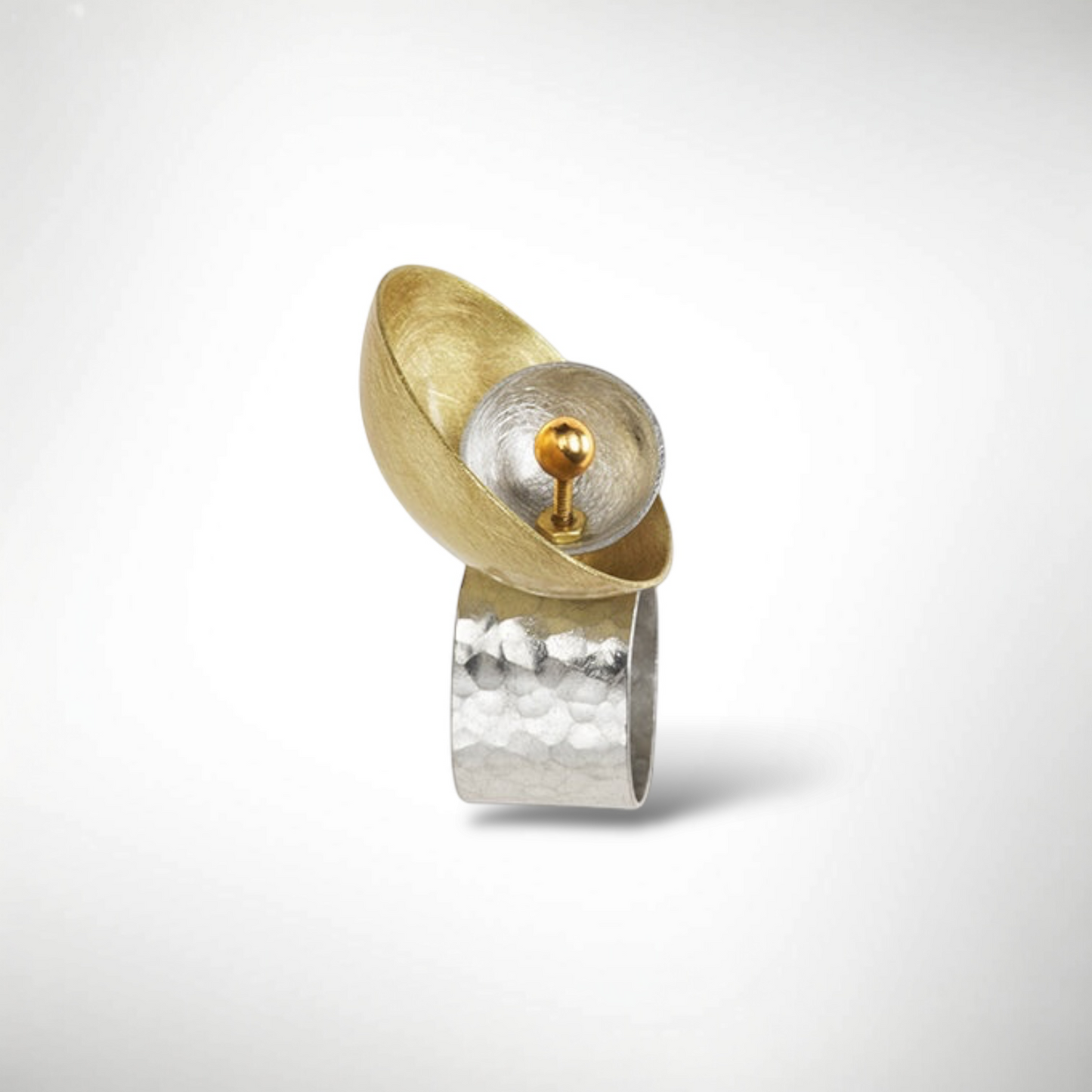 BARK Tall Sculptural Ring