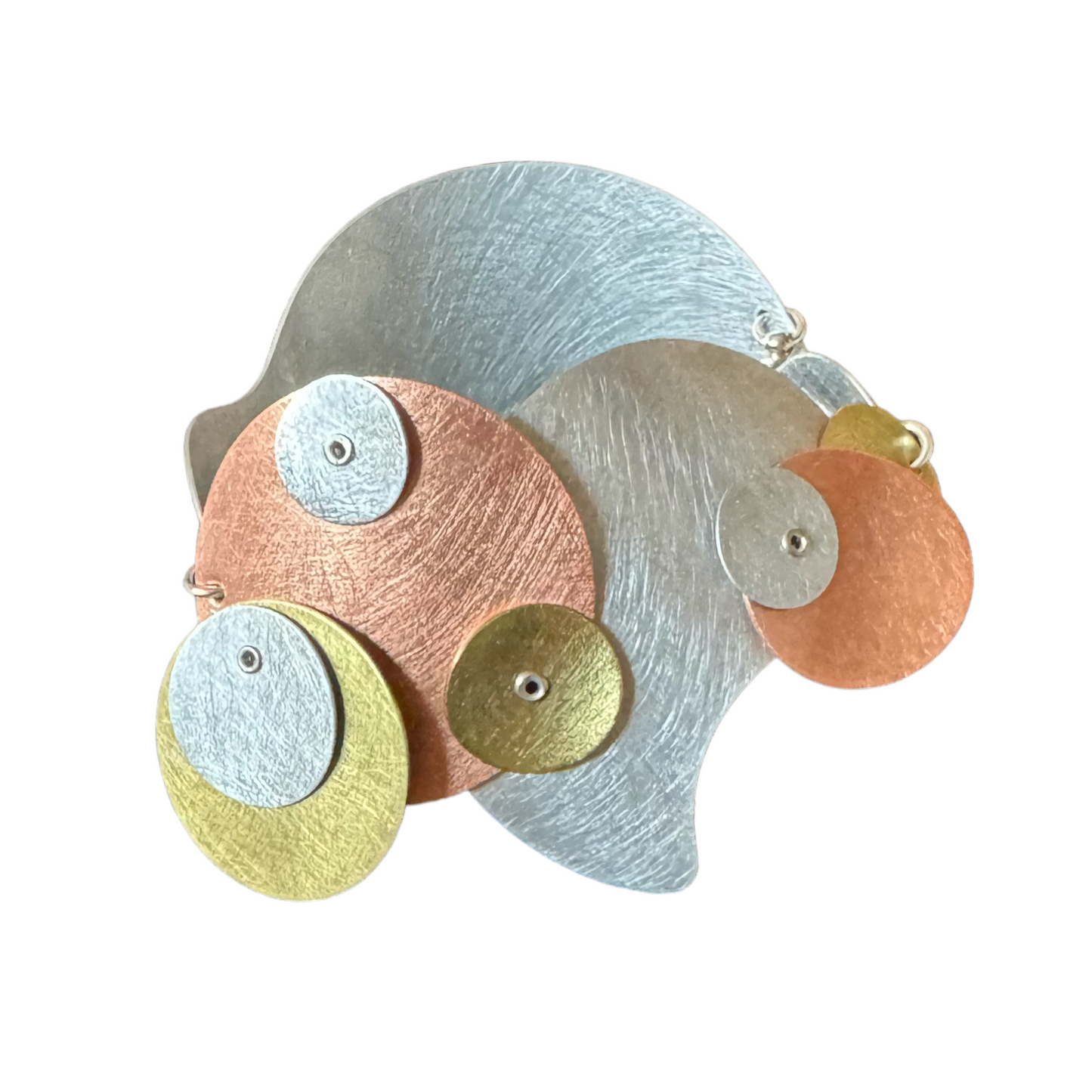 FLOAT 2 Tri Metal Dangle Bracelet from the BUBBLE Collection