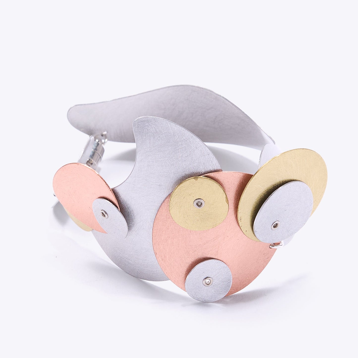 FLOAT 2 Tri Metal Dangle Bracelet from the BUBBLE Collection
