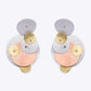 TICKLE 3 Large Mixed Metal Circle Earrings from BUBBLES