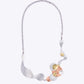 FLOAT 3 Tri-Metal Bubble Necklace, Aluminum Brass Copper, Interchangeable Design